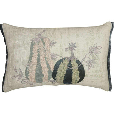 Embroidered Gourd Pillow 14x22 VHC Brands - The Fox Decor